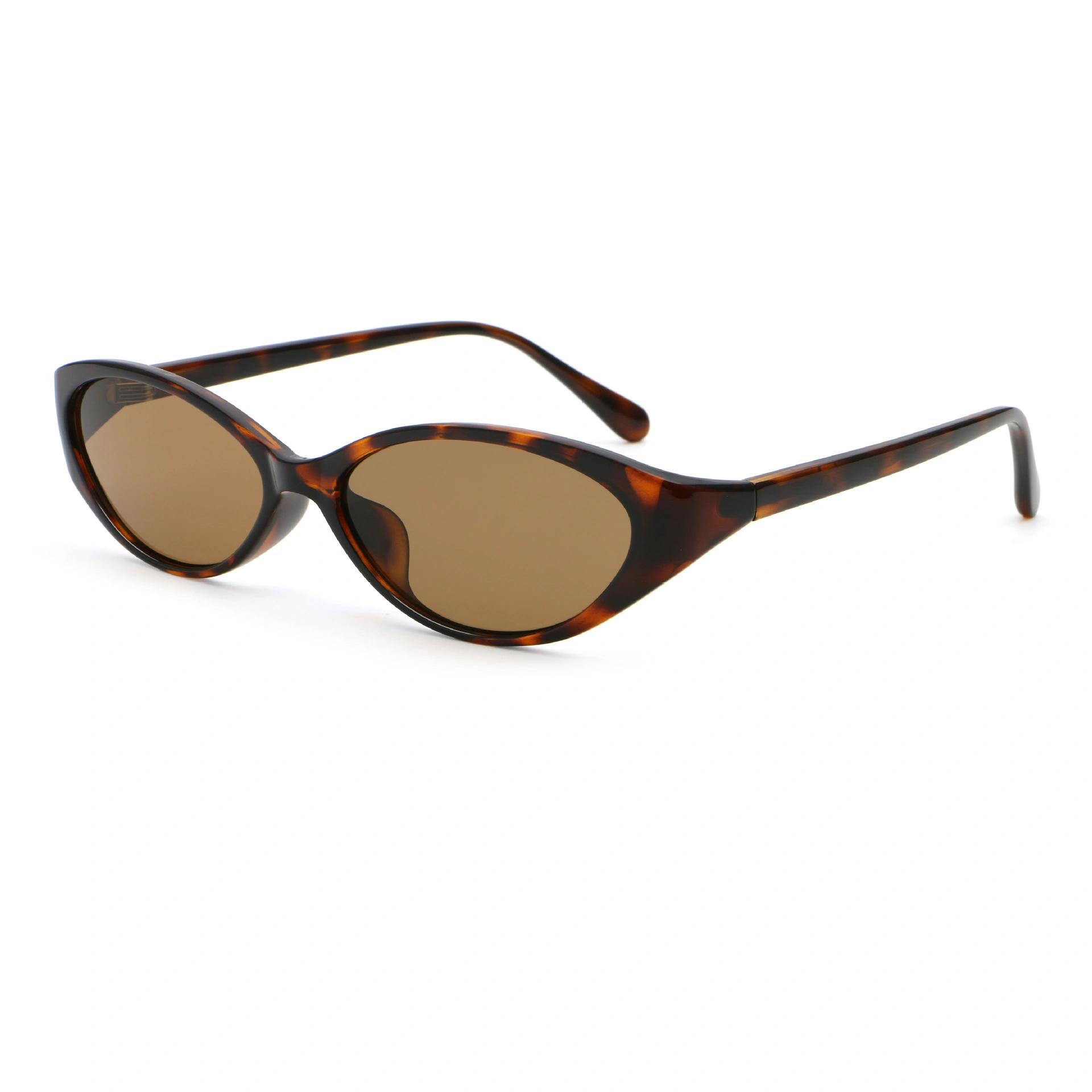 Narrow Oval UV400 Sunglasses - Image 5