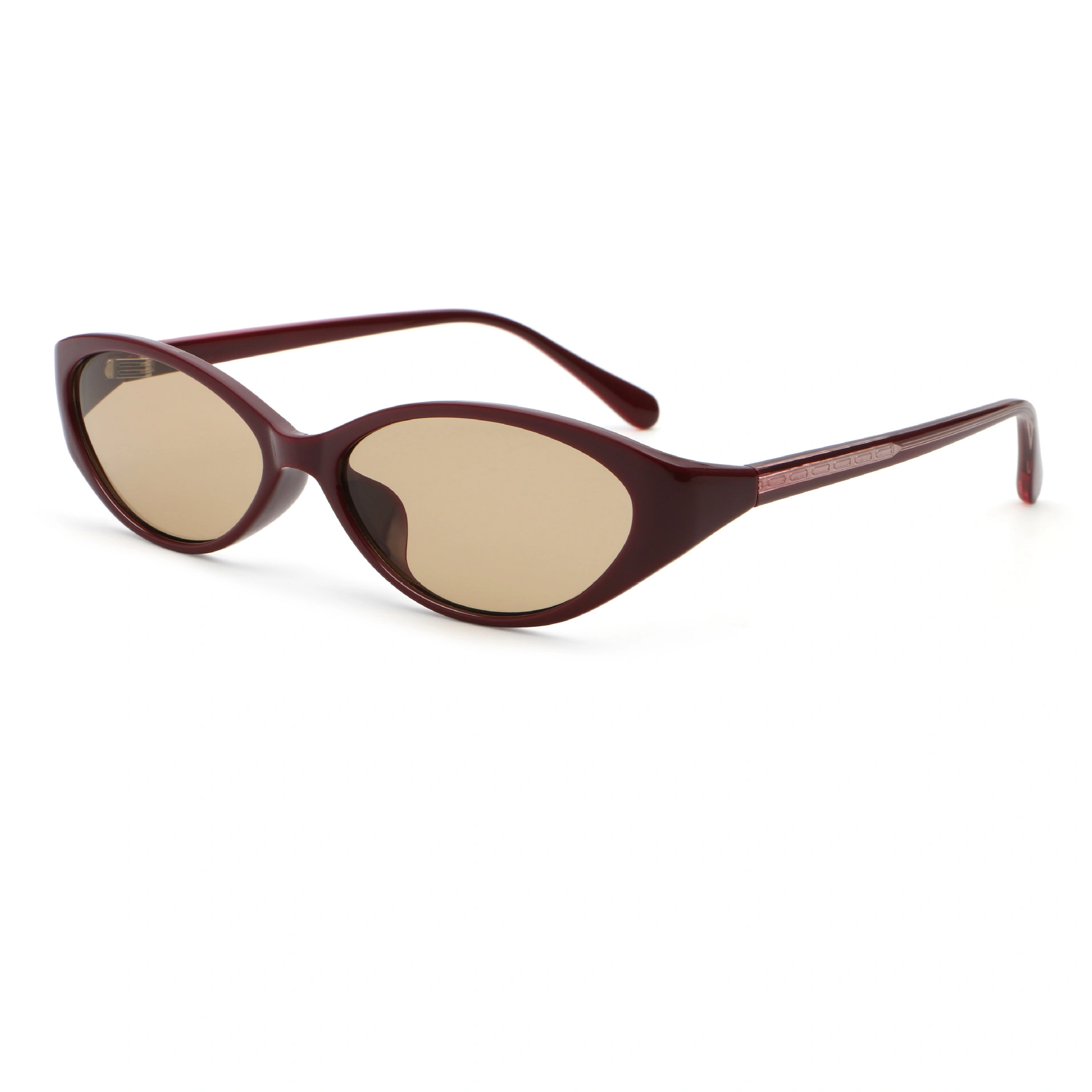Narrow Oval UV400 Sunglasses - Image 3