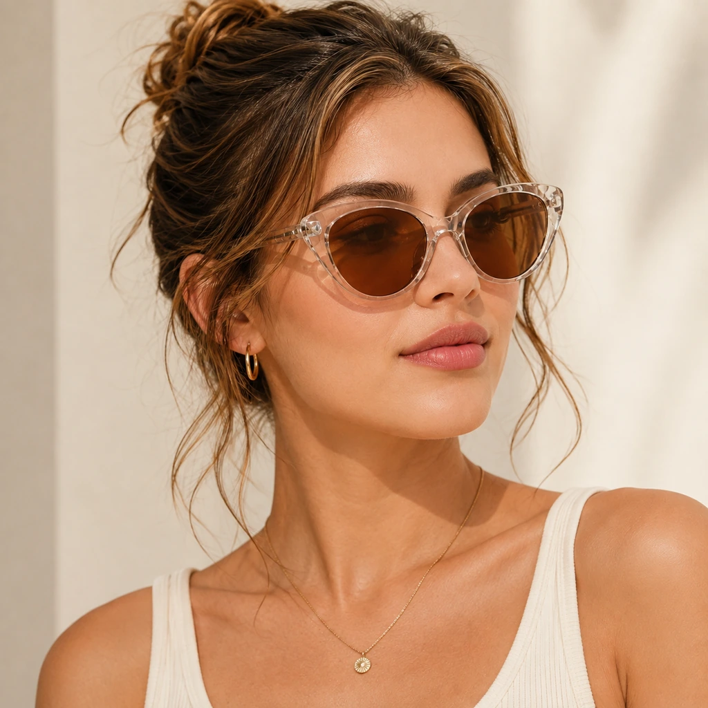 Retro Cat-Eye Polarized Sunglasses - Image 9