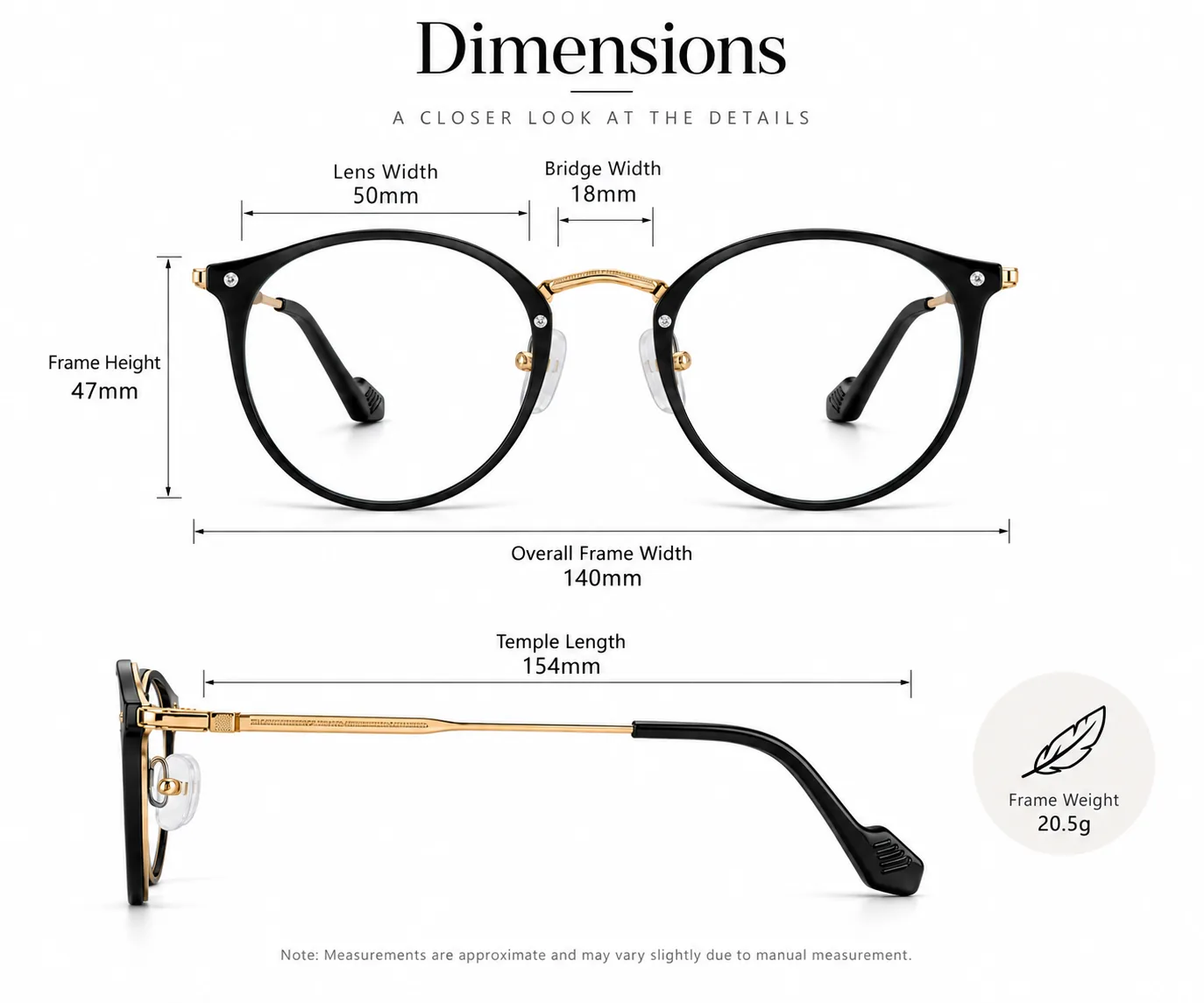 Retro Rivet Round Blue Light Glasses - Image 7