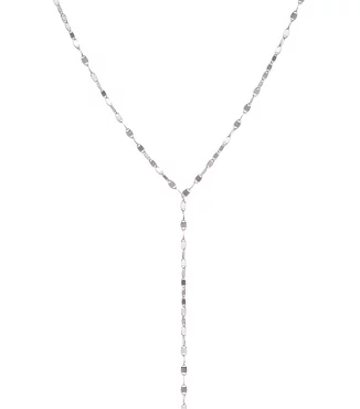 18K Gold-Plated S925 Sparkling Y-Shaped Minimalist Necklace-12