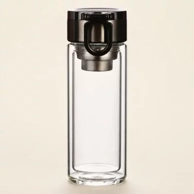 Double-Wall Glass Tea Infuser Bottle