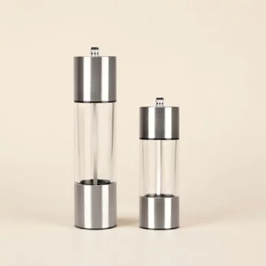 Manual Stainless Steel Pepper Spice Grinder with Ceramic Core