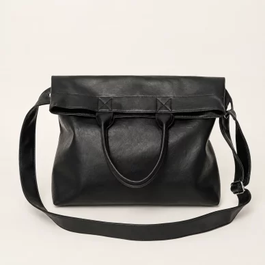 Oversized Foldover Shoulder Tote